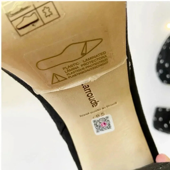 NEW Larroude Dolly Platform Suede Star Embellished Boots size 9.5 - Picture 9 of 10